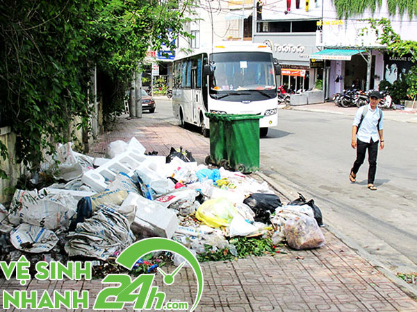 Tác hại của xả rác bừa bãi